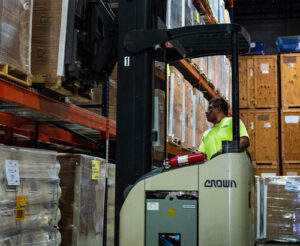 Fulfillment forklift operator